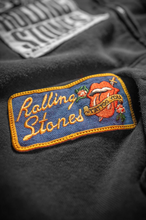 Load image into Gallery viewer, MADEWORN ROLLING STONES ZIP HOODIE IN COAL