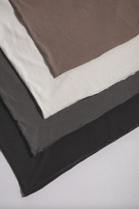 ELWOOD CLOTHING UNISEX OVERSIZED CROP CORE TEE IN VINTAGE BROWN