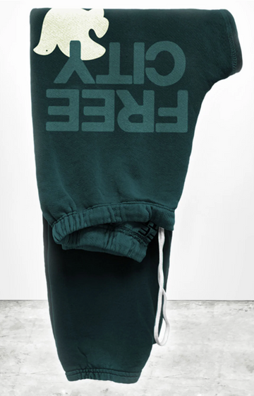 FREE CITY UNISEX LARGE SWEATPANT - GREENSHROOMS
