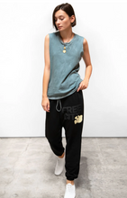 Load image into Gallery viewer, FREE CITY UNISEX LARGE SWEATPANT - BLACKSPACE/CREAM