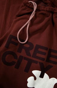 FREE CITY UNISEX LARGE SWEATPANT - RUSTYSHROOMS