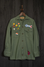 Load image into Gallery viewer, MADE WORN VOTE FOR PEACE ARMY JACKET