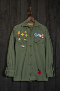 MADE WORN VOTE FOR PEACE ARMY JACKET