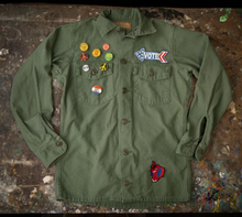 Load image into Gallery viewer, MADE WORN VOTE FOR PEACE ARMY JACKET