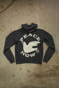 MADE WORN PEACE NOW UNISEX ZIP HOODIE