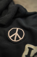 Load image into Gallery viewer, MADE WORN PEACE NOW UNISEX ZIP HOODIE