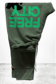 FREE CITY LARGE 3/4 sweats - PUTTY