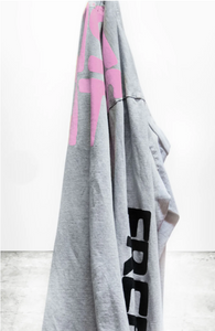 FREE CITY Artists Wanted Unisex Long Sleeve Tee in SILVER CLOUD