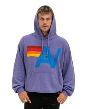 Load image into Gallery viewer, AVIATOR NATION  LOGO STITCH UNISEX PULLOVER RELAXED HOODIE - LAVENDER