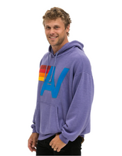 Load image into Gallery viewer, AVIATOR NATION  LOGO STITCH UNISEX PULLOVER RELAXED HOODIE - LAVENDER