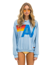 Load image into Gallery viewer, AVIATOR NATION  LOGO STITCH UNISEX PULLOVER RELAXED HOODIE - ICE