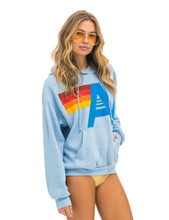 Load image into Gallery viewer, AVIATOR NATION  LOGO STITCH UNISEX PULLOVER RELAXED HOODIE - ICE