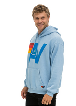 Load image into Gallery viewer, AVIATOR NATION  LOGO STITCH UNISEX PULLOVER RELAXED HOODIE - ICE