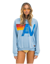 Load image into Gallery viewer, AVIATOR NATION  LOGO STITCH UNISEX PULLOVER RELAXED HOODIE - ICE