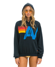 Load image into Gallery viewer, AVIATOR NATION  LOGO STITCH UNISEX PULLOVER RELAXED HOODIE - CHARCOAL