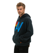 Load image into Gallery viewer, AVIATOR NATION  LOGO STITCH UNISEX PULLOVER RELAXED HOODIE - CHARCOAL