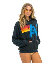 Load image into Gallery viewer, AVIATOR NATION  LOGO STITCH UNISEX PULLOVER RELAXED HOODIE - CHARCOAL