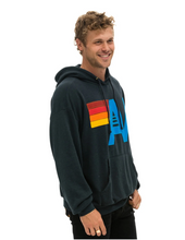 Load image into Gallery viewer, AVIATOR NATION  LOGO STITCH UNISEX PULLOVER RELAXED HOODIE - CHARCOAL