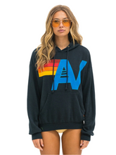 Load image into Gallery viewer, AVIATOR NATION  LOGO STITCH UNISEX PULLOVER RELAXED HOODIE - CHARCOAL