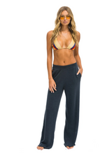 Load image into Gallery viewer, AVIATOR NATION WIDE LEG POCKET SWEATPANTS - CHARCOAL