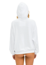 Load image into Gallery viewer, AVIATOR NATION  LOGO STITCH UNISEX PULLOVER RELAXED HOODIE - WHITE