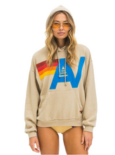Load image into Gallery viewer, AVIATOR NATION  LOGO STITCH UNISEX PULLOVER RELAXED HOODIE - SAND