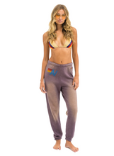 Load image into Gallery viewer, AVIATOR NATION VINTAGE LOGO SWEATPANTS - FADED MOCHA