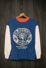 Load image into Gallery viewer, MADEWORN GRATEFUL DEAD CREW FLEECE NAVY/WHITE/RED