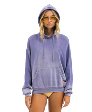 Load image into Gallery viewer, AVIATOR NATION UNISEX BOLT STITCH 2 RELAXED PULLOVER HOODIE - FADED GRAPE