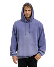 Load image into Gallery viewer, AVIATOR NATION UNISEX BOLT STITCH 2 RELAXED PULLOVER HOODIE - FADED GRAPE