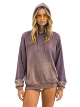 Load image into Gallery viewer, AVIATOR NATION UNISEX BOLT STITCH 2 RELAXED PULLOVER HOODIE - FADED MOCHA