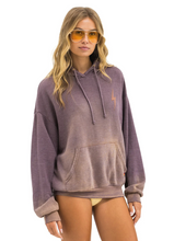 Load image into Gallery viewer, AVIATOR NATION UNISEX BOLT STITCH 2 RELAXED PULLOVER HOODIE - FADED MOCHA