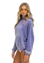 Load image into Gallery viewer, AVIATOR NATION UNISEX ESSENTIAL RELAXED PULLOVER HOODIE - FADED GRAPE
