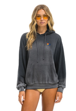 Load image into Gallery viewer, AVIATOR NATION UNISEX ESSENTIAL RELAXED PULLOVER HOODIE - FADED SMOKE