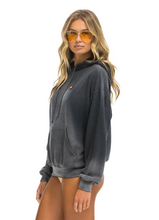 Load image into Gallery viewer, AVIATOR NATION UNISEX ESSENTIAL RELAXED PULLOVER HOODIE - FADED SMOKE