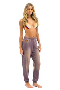 AVIATOR NATION BOLT STITCH SWEATPANTS - FADED MOCHA