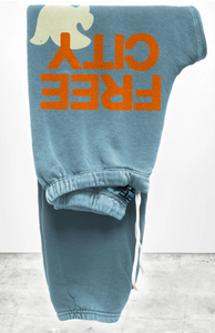 FREE CITY UNISEX LARGE SWEATPANT - BLUESHROOM