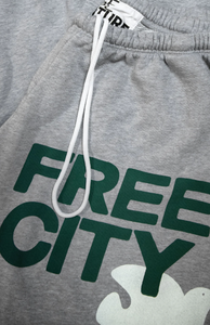 FREE CITY UNISEX LARGE HEATHER SWEATPANT - HEATHER ARMY