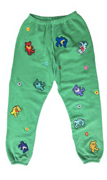 MADEWORN Grateful Dead Sweatpant in Grass