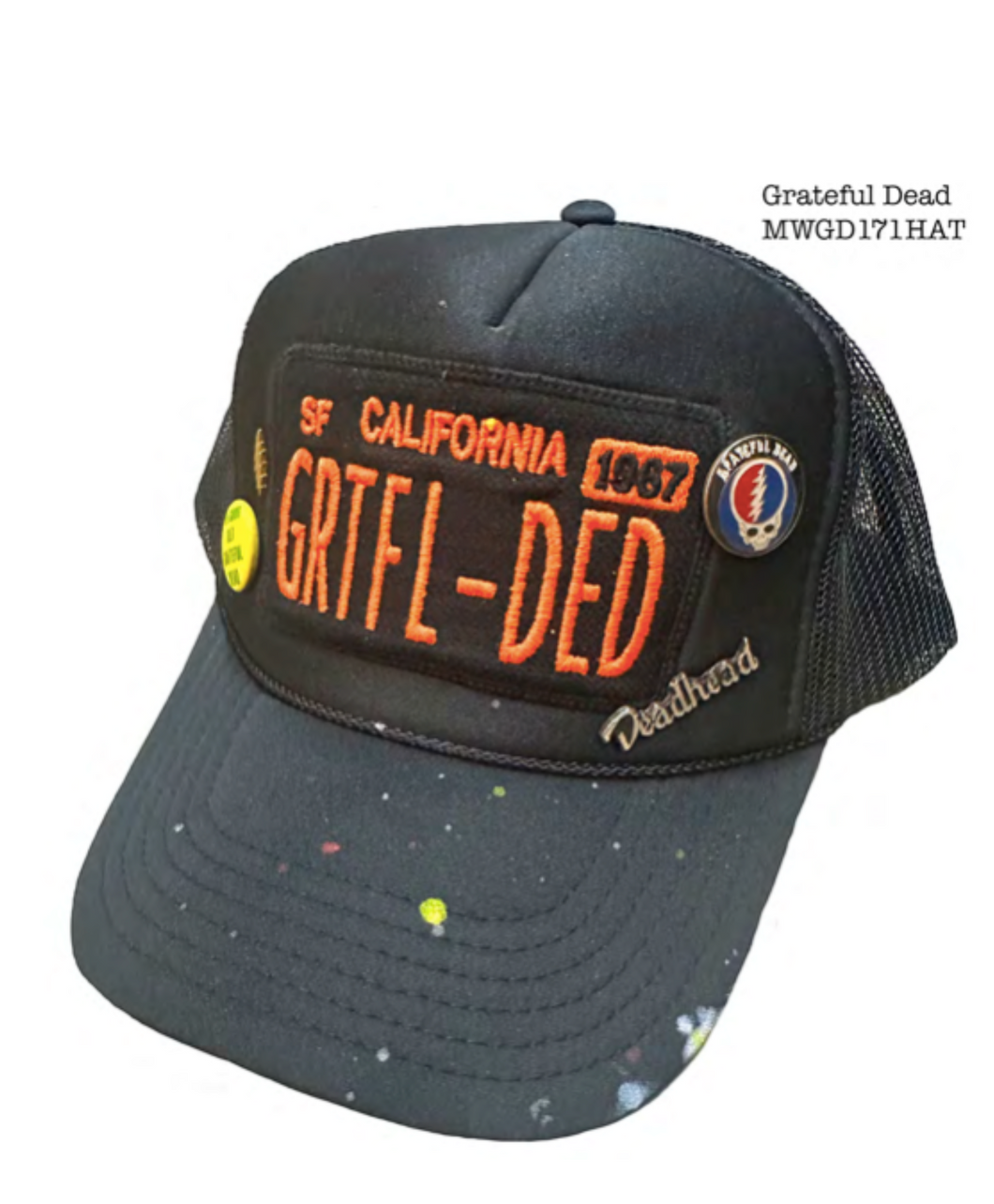 MADEWORN GRATEFUL DEAD TRUCKER HAT