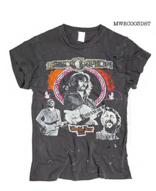 MADEWORN ERIC CLAPTON UNISEX CREW TEE IN DUSK