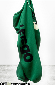FREE CITY CIRCA'99 OG LETSGO OLDSCHOOL POLYBLEND/FLUFF sweat - SCHOOL GREEN
