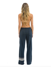 Load image into Gallery viewer, AVIATOR NATION RUGBY STITCH WIDE LEG POCKET SWEATPANTS - CHARCOAL // CHARCOAL