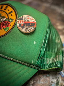 MADEWORN GUNS N' ROSES GREEN TRUCKER
