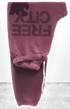 Load image into Gallery viewer, FREE CITY UNISEX LARGE SWEATPANT - ROSES