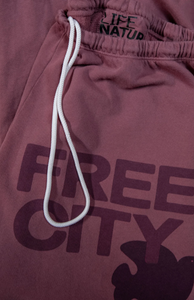FREE CITY UNISEX LARGE SWEATPANT - ROSES