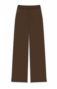 AVIATOR NATION WIDE LEG POCKET SWEATPANTS - CHOCOLATE