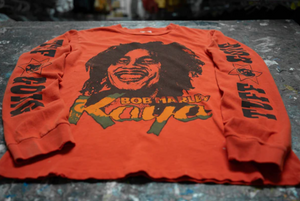 MADEWORN BOB MARLEY KAYA LONG SLEEVE IN CHERRY