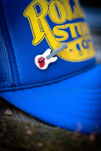 Load image into Gallery viewer, MADEWORN ROLLING STONES &#39;72 TRUCKER HAT IN ROYAL