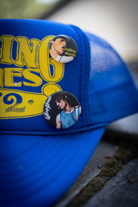 MADEWORN ROLLING STONES '72 TRUCKER HAT IN ROYAL